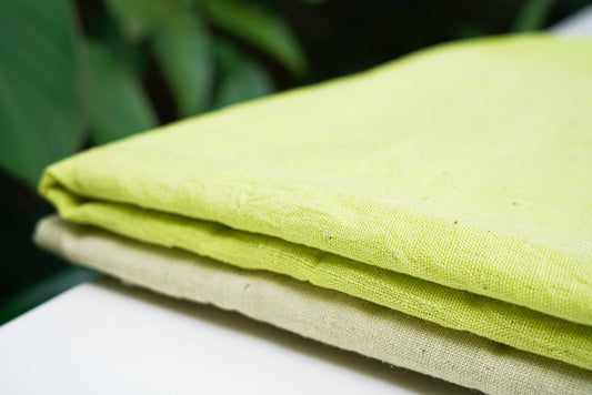 カット生地｜Tula 薄手生地｜フルカラー 黄緑色 <1.2m>
